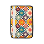 Happy Retro Flowers Car Seat Belt Cover 7''x10'' (Pack of 2) Car Seat Belt Cover 7x10 (Pack of 2) Printed Offshore Retro