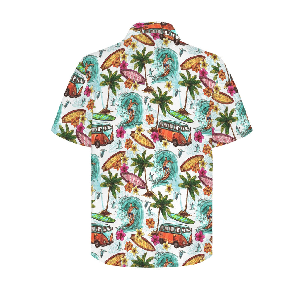 Surfing Safari Men's Hawaiian Shirt
