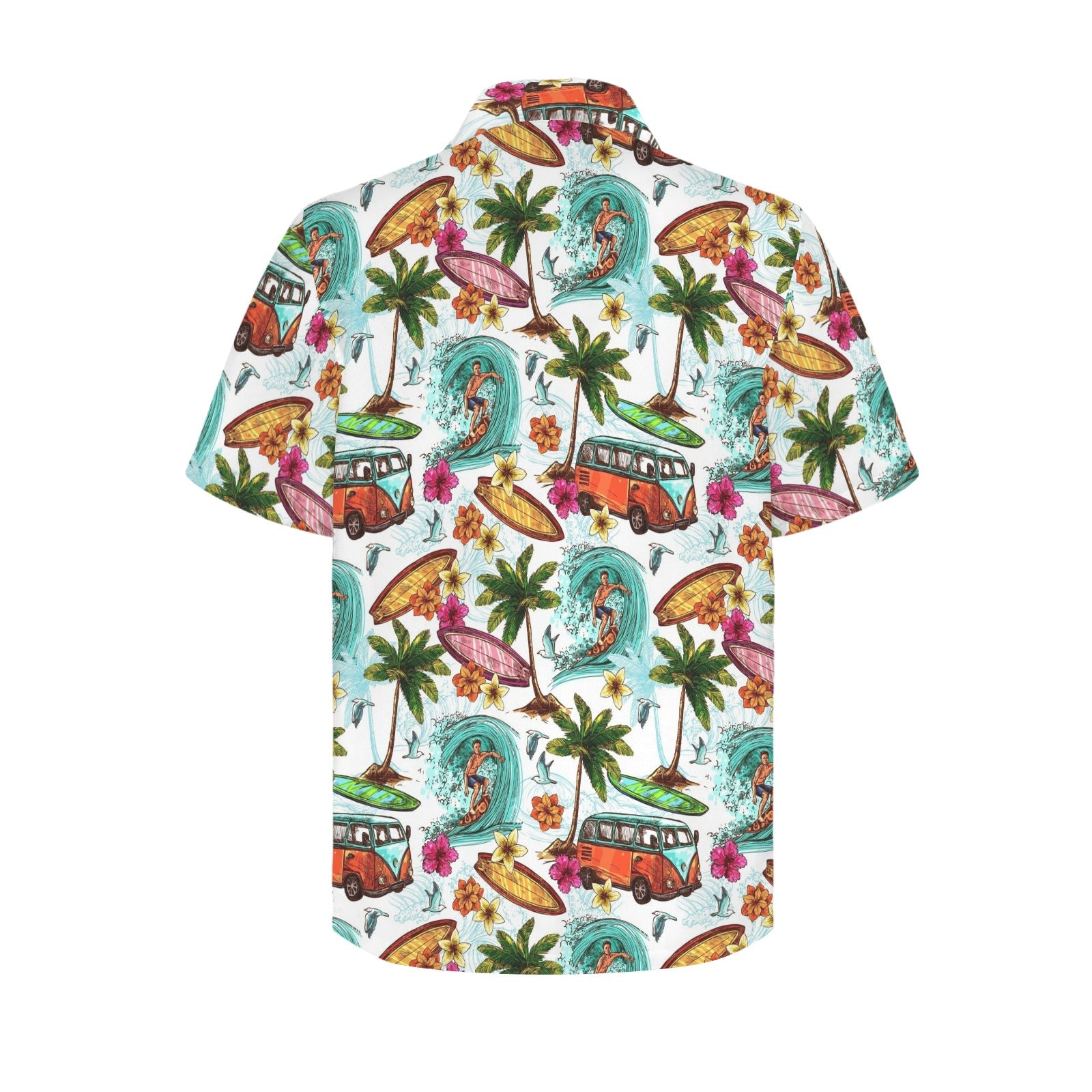 Surfing Safari Men's Hawaiian Shirt