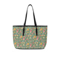 Groovy Retro PU Leather Tote Bag Large