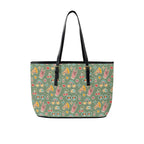 Groovy Retro PU Leather Tote Bag Large