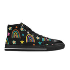 Rainbows - Men's High Top Canvas Shoes