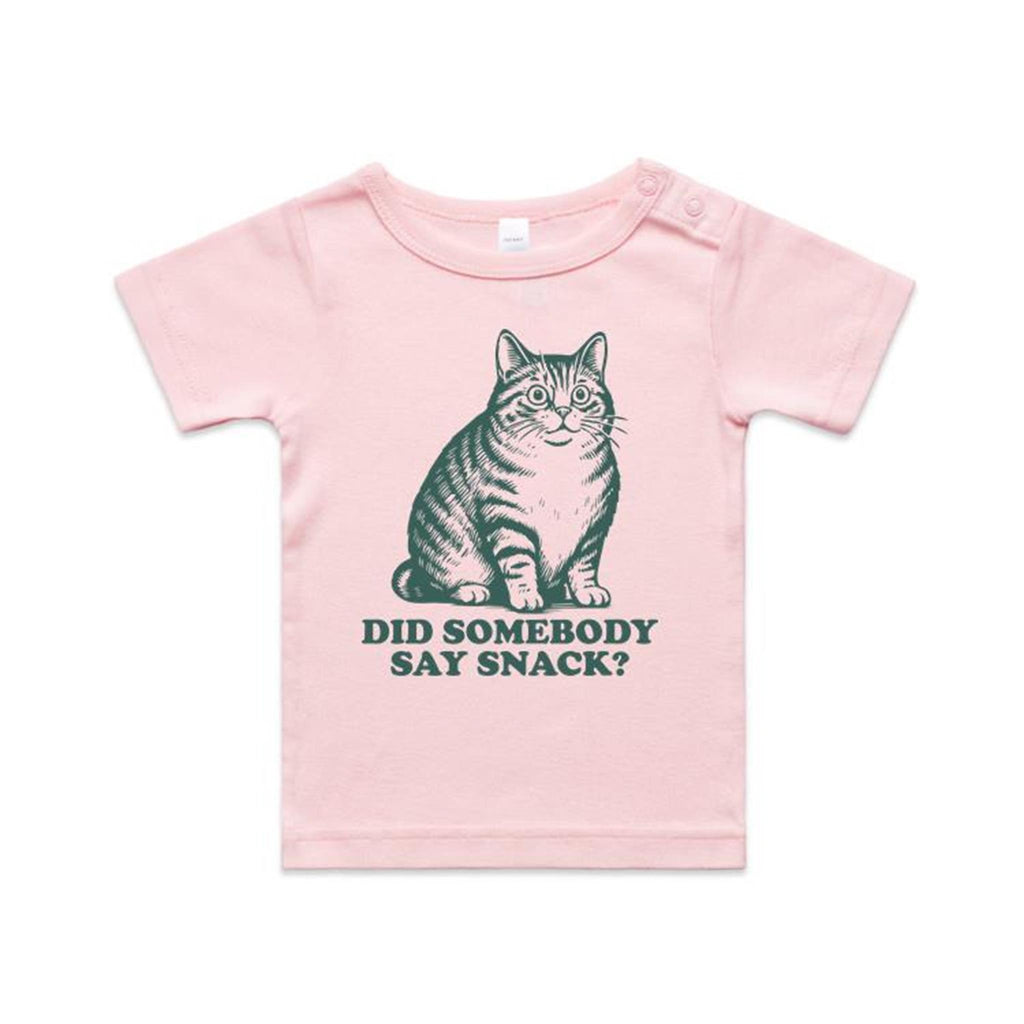 Cat, Did Somebody Say Snack? - Baby T-shirt