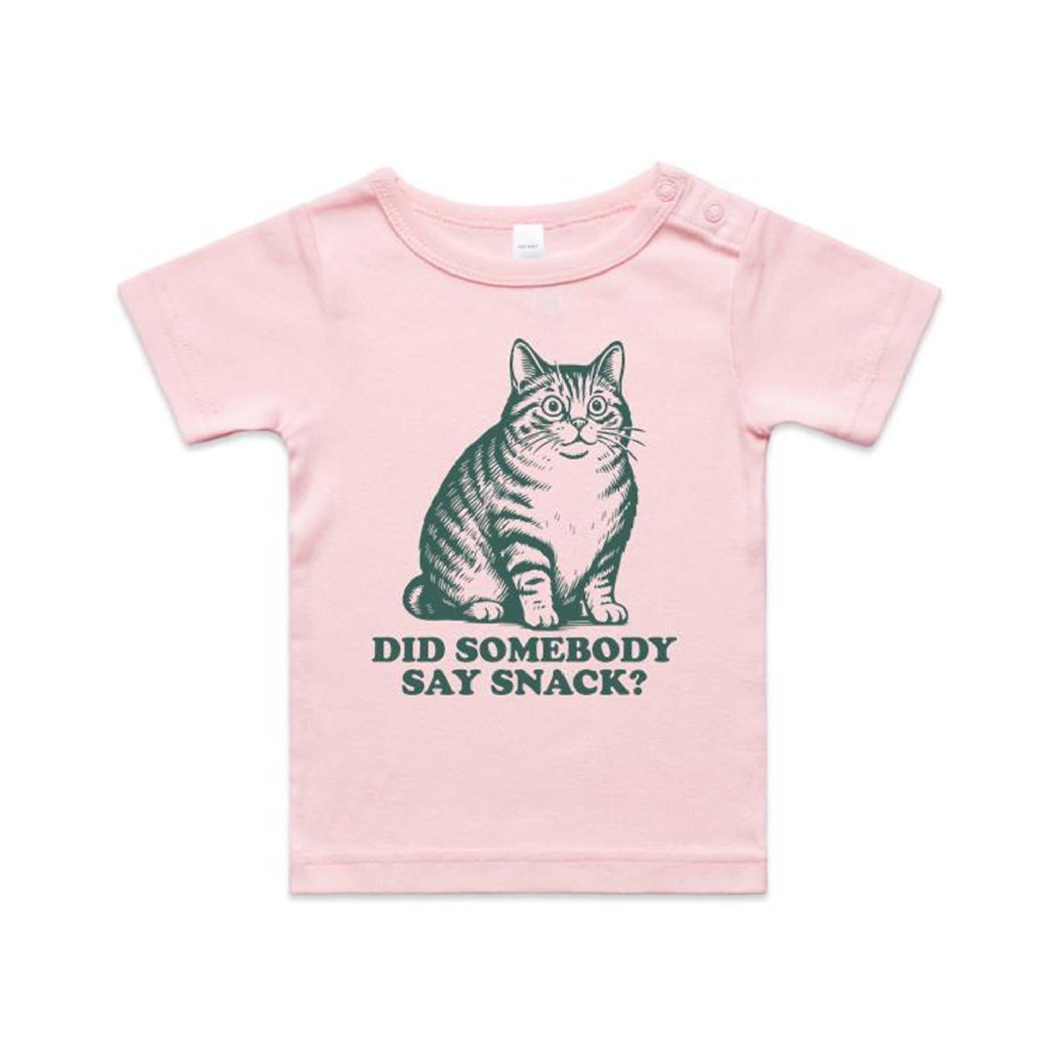 Cat, Did Somebody Say Snack? - Baby T-shirt