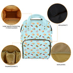 Classic Aussie Food Icons Multi-Function Backpack, Nappy / Diaper Bag Multi-function Backpack, Nappy / Diaper Bag Australia Food Printed Offshore