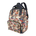 Watercolour Books - Multi-Function Backpack, Nappy / Diaper Bag