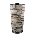Stone Wall - 20oz Mobile Tumbler with Lid (Black Lock) 20oz Travel Mug Printed Offshore