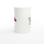 Personalise - I'm The Bomb, Atom - White 10oz Porcelain Slim Mug Personalised Porcelain Mug Personalise Science