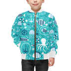 Under The Sea Kids Bomber Jacket Kids Bomber Jacket Ocean Printed Offshore