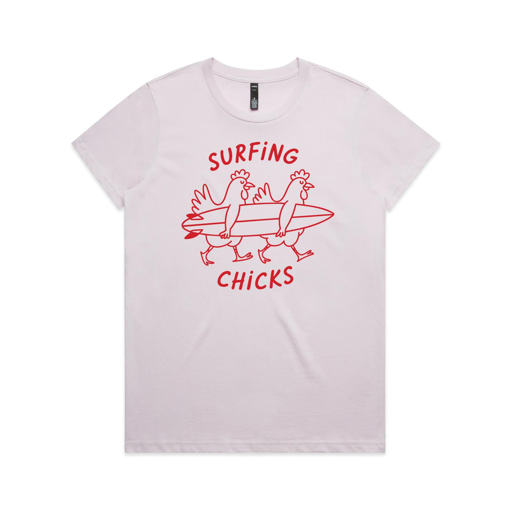 Surfing Chicks Women's AS Colour T-shirt