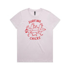 Surfing Chicks Women's AS Colour T-shirt