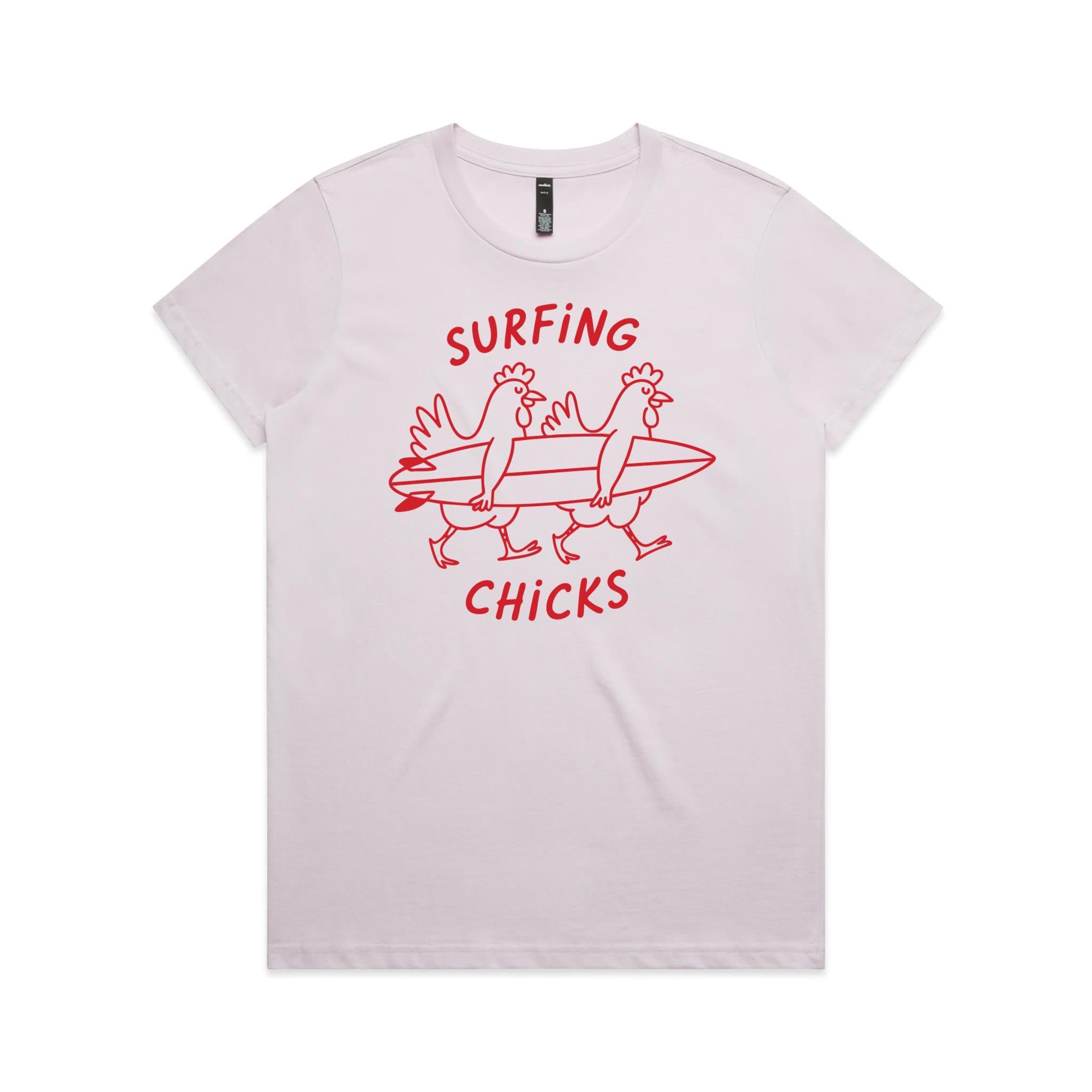 Surfing Chicks Women's AS Colour T-shirt