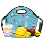 Science Lab - Neoprene Lunch Bag Neoprene Lunch Bag Printed Offshore