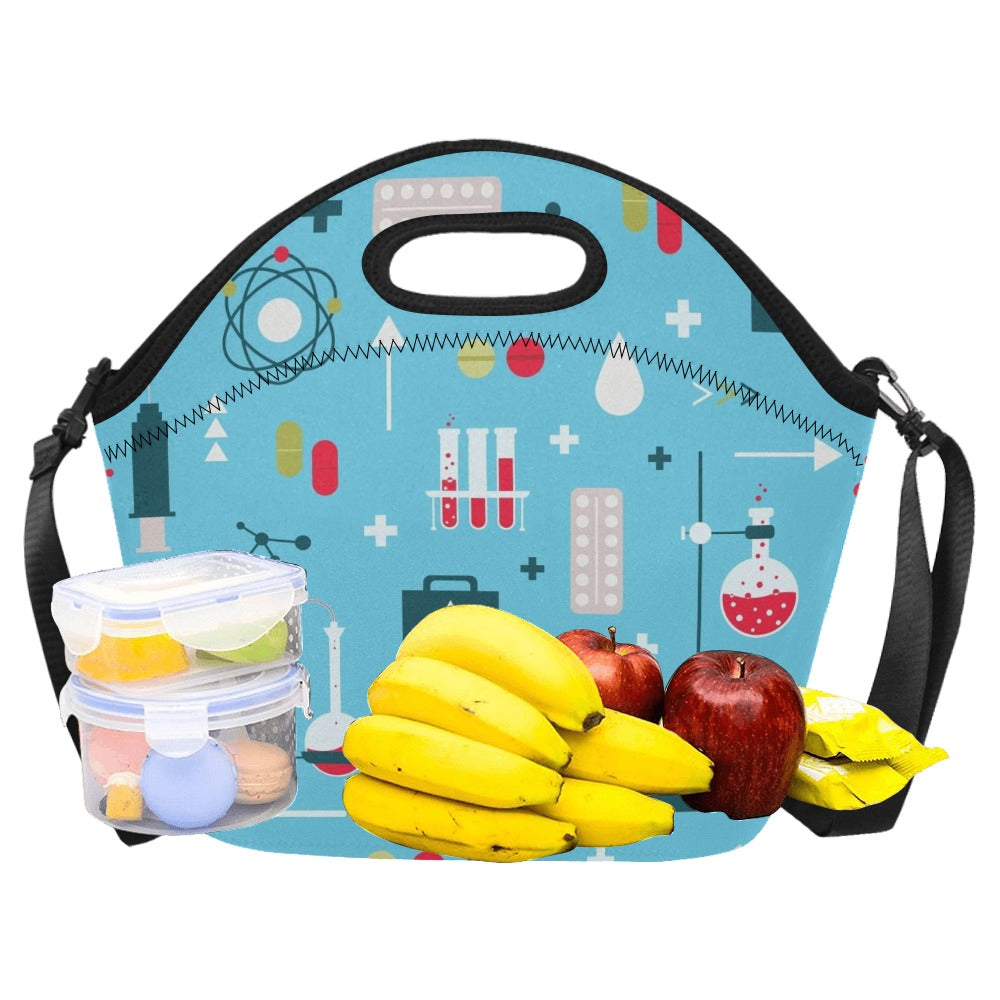 Science Lab - Neoprene Lunch Bag Neoprene Lunch Bag Printed Offshore