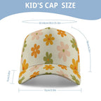 Cute Daisies Kids Baseball Cap Kids Baseball Hat Plants Printed Offshore