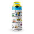 On The Road Little Kids Water Bottle blue 350ml Little Kids Water Bottle Printed Offshore
