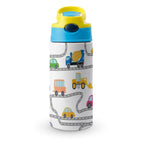 On The Road - Little Kids Water Bottle blue 350ml Little Kids Water Bottle Printed Offshore