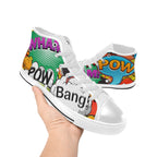 Comic Book 2 - Men's High Top Canvas Shoes