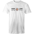 More Espresso Less Depresso Men's AS Colour T-Shirt White Mens T-shirt Coffee Printed In Australia