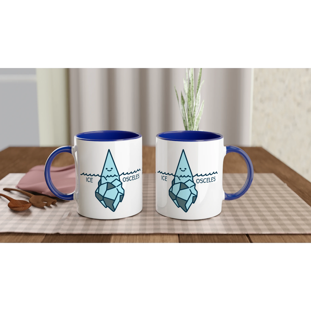 Personalise - Ice-Osceles - White 11oz Ceramic Mug Personalised Mug customise Globally Fulfilled Maths personalise Science