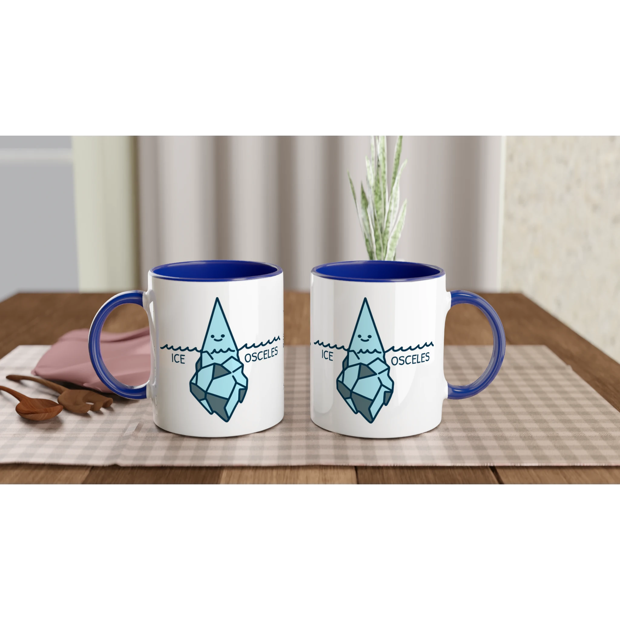 Personalise - Ice-Osceles - White 11oz Ceramic Mug Personalised Mug customise Globally Fulfilled Maths personalise Science