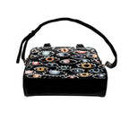 Eyes On Black Shoulder Handbag