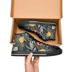 Australian Native Flowers - Men's High Top Canvas Shoes