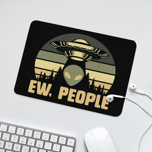 Alien, Ew People Leather Mouse Pad Leather Mouse Pad Printed Offshore Sci Fi