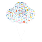 Abstract Cute Flowers Wide Brim Bucket Hat Wide Brim Bucket Hat Plants Printed Offshore