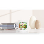 You're The Avocado To My Toast, Valentine - White 11oz Ceramic Mug White 11oz Mug Food Globally Fulfilled Love