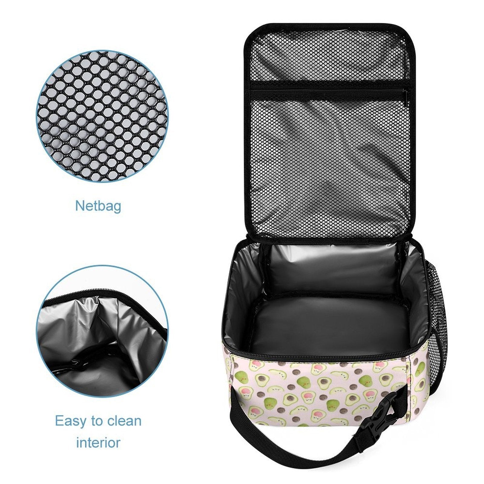 Avocado Love Backpack, Lunch Bag & Pencil Case Set