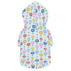 Abstract Cute Flowers Pet Hoodie (Large Size)