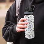 Music Time - Insulated Water Bottle with Dual-Use Lid (18oz) Insulated Water Bottle with Dual-Use Lid (18oz) Music Printed Offshore