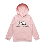 Panda, Don't Disturb - Kids Hoodie Pink Kids Hoodie Printed In Australia