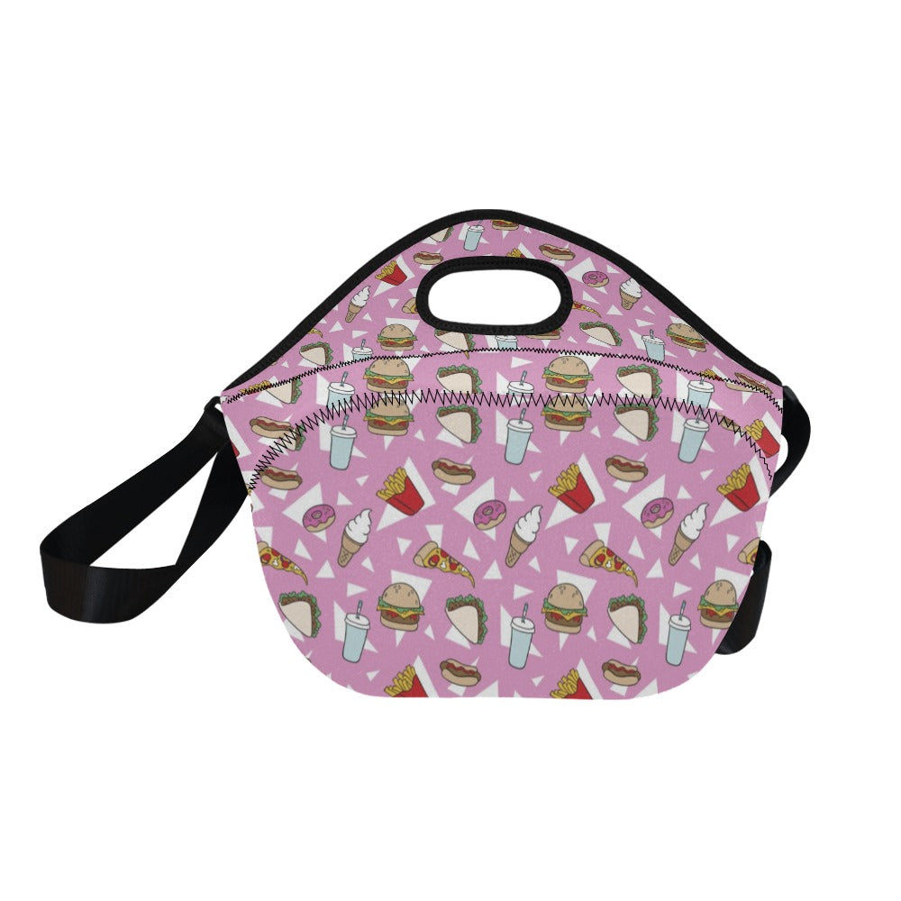 Fast Food - Neoprene Lunch Bag Neoprene Lunch Bag Printed Offshore