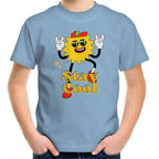 Stay Cool - Kids Youth T-Shirt Carolina Blue Kids Youth T-shirt Printed In Australia