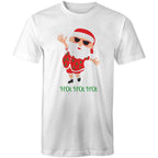 Summer Santa, Hot Hot Hot - Mens T-Shirt White Mens Christmas T-shirt Christmas Printed In Australia