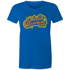 Hello Sunshine - Womens T-shirt Bright Royal Womens T-shirt Printed In Australia Summer