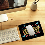 Wow, Comic Book Leather Mouse Pad Leather Mouse Pad comic Printed Offshore