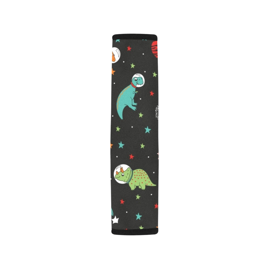 Astronaut Dinosaurs Car Seat Belt Cover 7''x10'' (Pack of 2) Car Seat Belt Cover 7x10 (Pack of 2) animal Printed Offshore Space