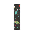 Astronaut Dinosaurs Car Seat Belt Cover 7''x10'' (Pack of 2) Car Seat Belt Cover 7x10 (Pack of 2) animal Printed Offshore Space