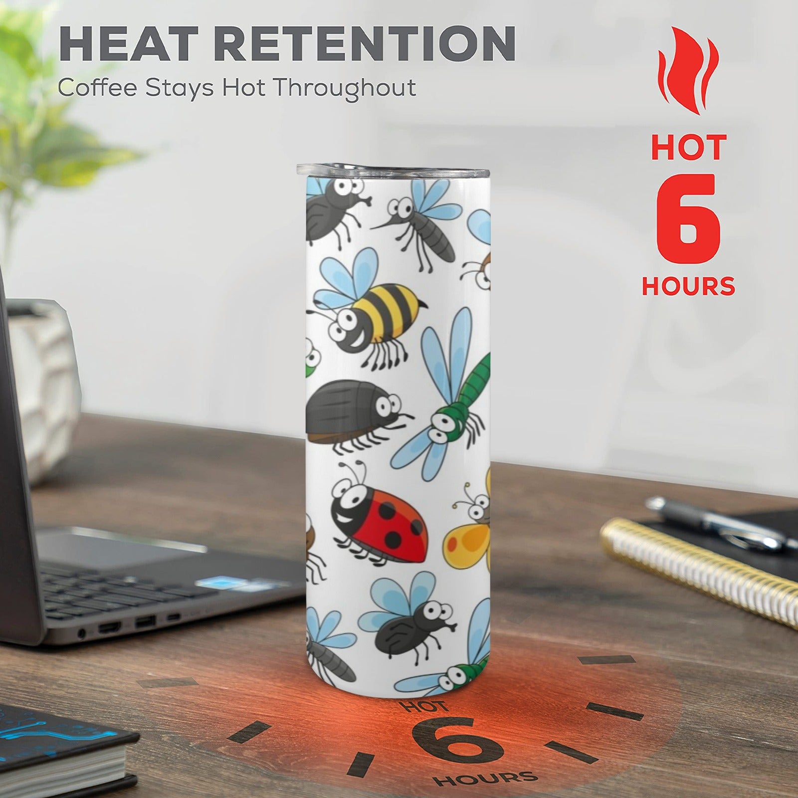 Little Creatures - 20oz Tall Skinny Tumbler with Lid and Straw