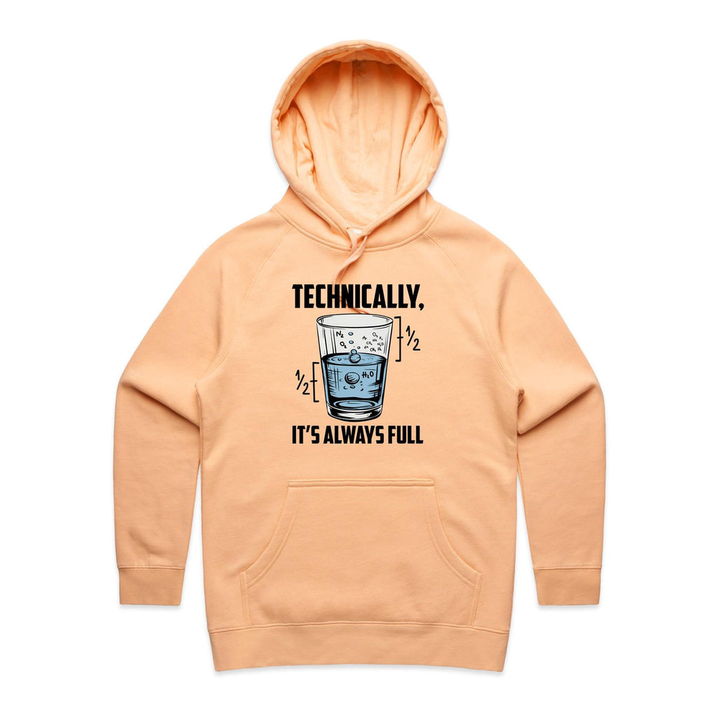 Glass Half Full Women's AS Colour Hoodie