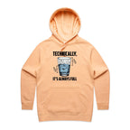 Glass Half Full Women's AS Colour Hoodie