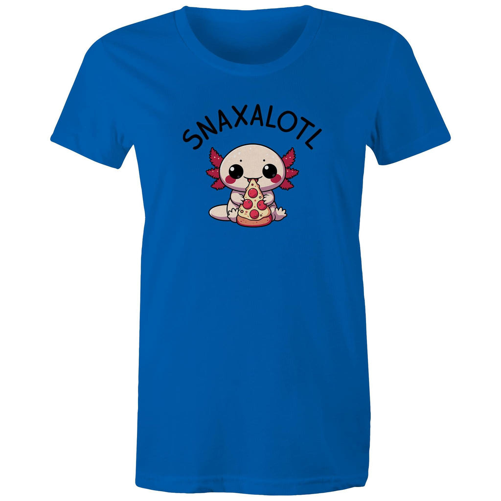 Snaxalotl, Axolotl Pizza - Womens T-shirt