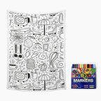 Bright Life Colour Your Own Blanket 100×150cm