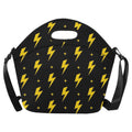 Yellow Lightning Neoprene Lunch Bag One Size Neoprene Lunch Bag comic Printed Offshore