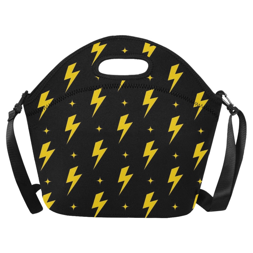 Yellow Lightning - Neoprene Lunch Bag One Size Neoprene Lunch Bag Printed Offshore
