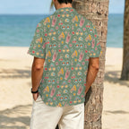 Groovy Retro Men's Crinkle Hawaiian Shirt