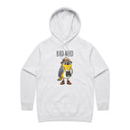 Bird Nerd 2 Women's AS Colour Hoodie White Marle Womens Hoodie animal Birds Printed In Australia
